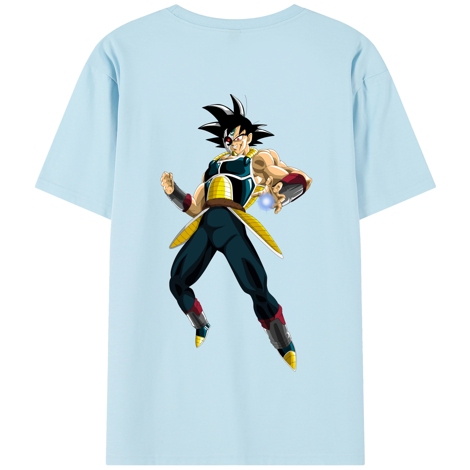 （画像用） ドラゴンボール バーダック DRAGON BALL Burdock 綿100％半袖Tシャツ（背面プリント）